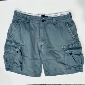 Vintage Polo Ralph Lauren Cargo Shorts Mens 35 Blue Faded Skater Grunge 90s